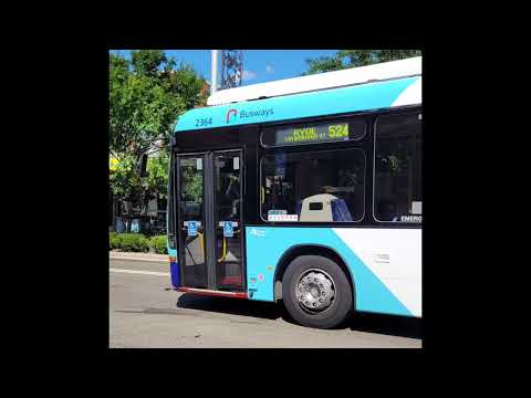 Busways Ryde 2364 ST Volvo B7RLE Custom Coaches CB80 bus ride.
