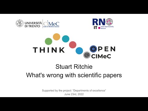 Stuart Ritchie - What's wrong with scientific papers