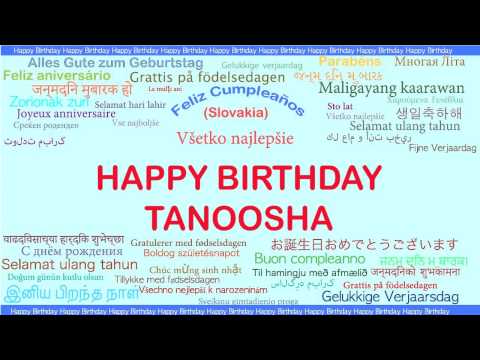 Tanoosha   Languages Idiomas - Happy Birthday