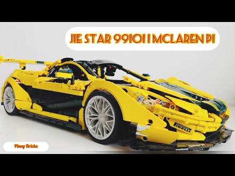 Jie Star 99101 l MOC McLaren P1 (Static Version): Speed Build