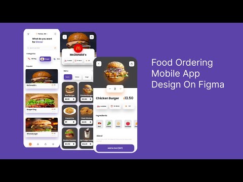 Food Ordering App Design On Figma