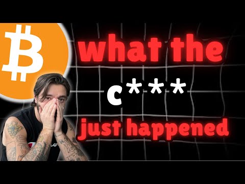 what just happened to bitcoin and crypto altcoins... the answer is [BONE INDUCING]