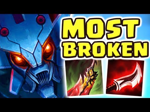 THIS WILL 100% BE NERFED!! NEW BROKEN BUILD | FULL AD KHA'ZIX JUNGLE | NO ONE CAN RUN Nightblue3