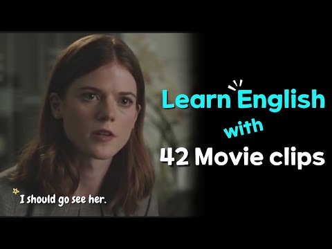 Improving your English listening and practicing your English speaking for beginners with movie clips
