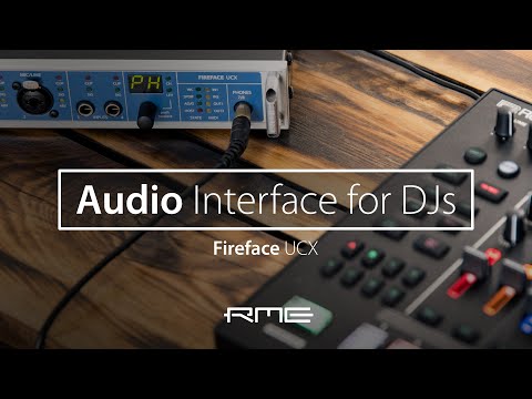 DJ with the Fireface UCX Audio Interface and Traktor Pro