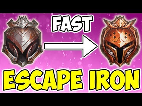 How To Get Out Of Iron Tips & Tricks League Of Legends Season 9