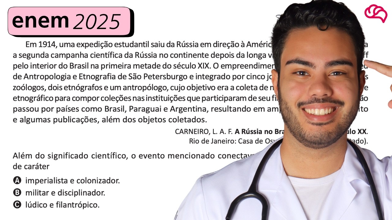 Resolução em Vídeo — Questão 90 ENEM 2025