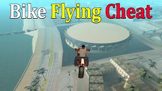 How to Fly Bike In GTA San Andreas - (Bike Flying Cheat)