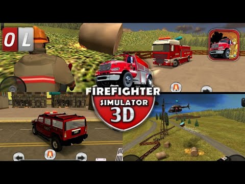 Fire fighter simulator 3D game play || ovilex gaming ||