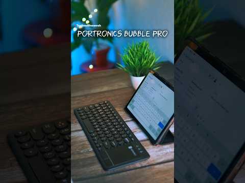 Portronics Bubble pro keyboard for tablet or ipad #shorts
