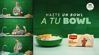 Recetas de Arroz Brillante Bowl de arroz 3 delicias, Grisson y vasitos Brillante anuncio