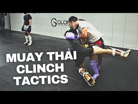 8 Best Muay Thai Clinch Sweeps & Tactics (real time sparring)