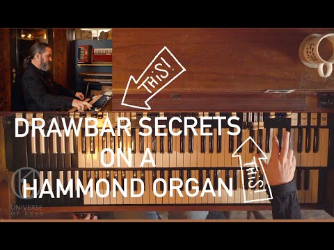 DRAWBARS!! How do you work these things?! HAMMOND LESSON WITH MIKE LITTLE and Crowded House