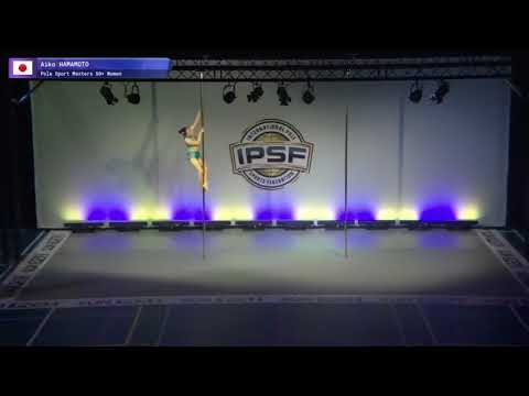 Masters 50+ Aiko Hamamoto of Japan - Finals 7th 2017 World Pole Sports Championships