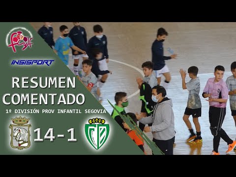 FS CUÉLLAR COJALBA INFANTIL A 14-1 CD CANTIMPALOS | RESUMEN J14 1º DIV PROV SEGOVIA 21-22