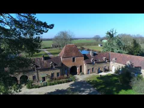 Le territoire de Bernay Terres de Normandie vu du ciel