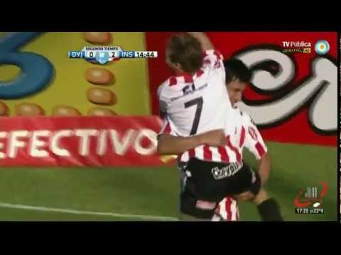 Gol de Javier Velazquez (x2) - Defensa y Justicia 0-2 Instituto. HD