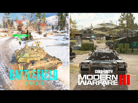 Battlefield 2042 vs Call of Duty MW3 - Physics & Details Comparison