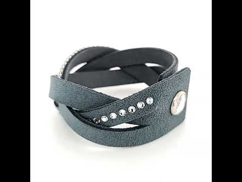 Оригинальный браслет Spark из Алькантара со Swarovski Mix Braid BMIX1W3HC - фото 1 - id-p1481190078