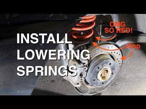 Lowering Your Car with Lowering Springs Video