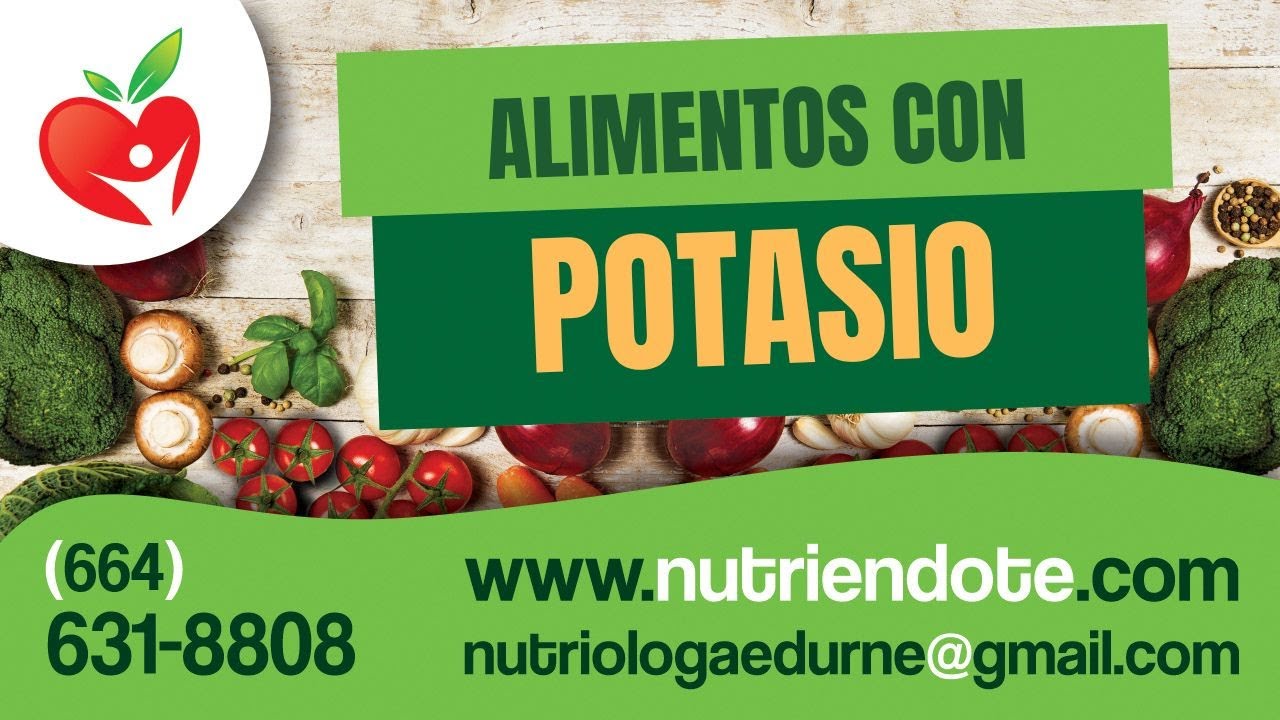 ALIMENTOS CON POTASIO - Nutriendote