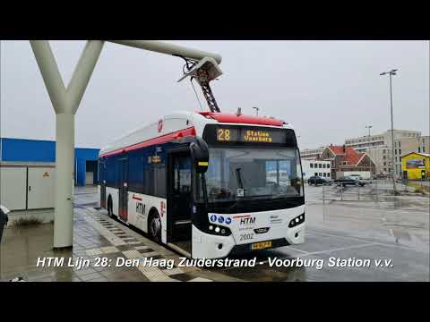 HTM lijn 28: Den Haag Zuiderstrand - Station Voorburg - Den Haag Zuiderstrand | 2021