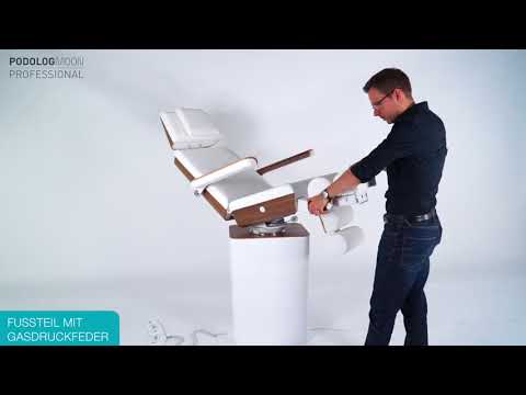 PODOLOG MOON professional  - Regulacja położenia podnóżków