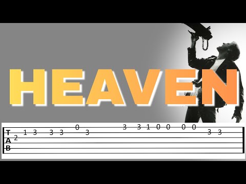HEAVEN cover (Guitar Tab w/ Chords)