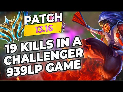 PATCH 13.16 | STOMPING CHALLENGER PLAYERS (939 LP) | RANK 1 SHACO WORLD