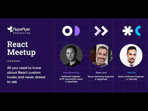 React Custom Hooks Meetup - June 2021