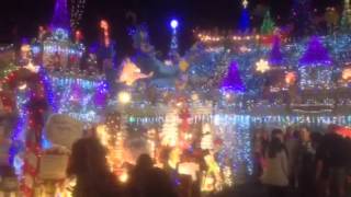 Scott Weaver&#39;s “The Great Christmas Light Fight” holiday display