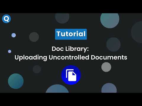 DL   Uploading Uncontrolled Documents