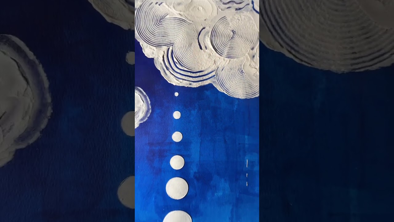 Working on a new series based on acrylic clouds #cloudscape #acrylicpainting #milliondollarbaby