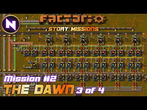 OIL TO BLUE SCIENCE; SIMPLY! | Mission 2: The Dawn (3 of 4) | Factorio Campaign Story Missions