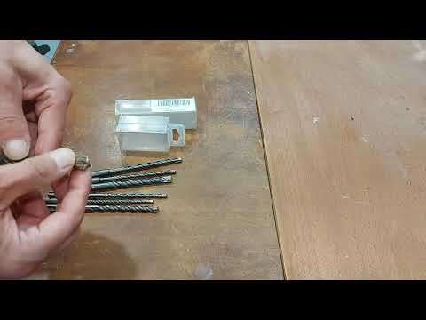 Firecore SDS Plus Bohrer Set 7 tlg    Hammerbohrer für Beton, Laufruhig durch die 4 Schneiden!