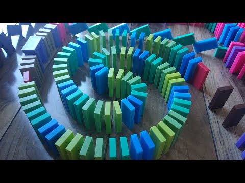 15 MINUTES OF DOMINOES FALLING! (Satisfying) (No Music)