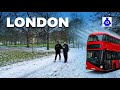 London S FIRST Snow 2026 ️ Buckingham Palace To Bond Street Central London 4K HDR