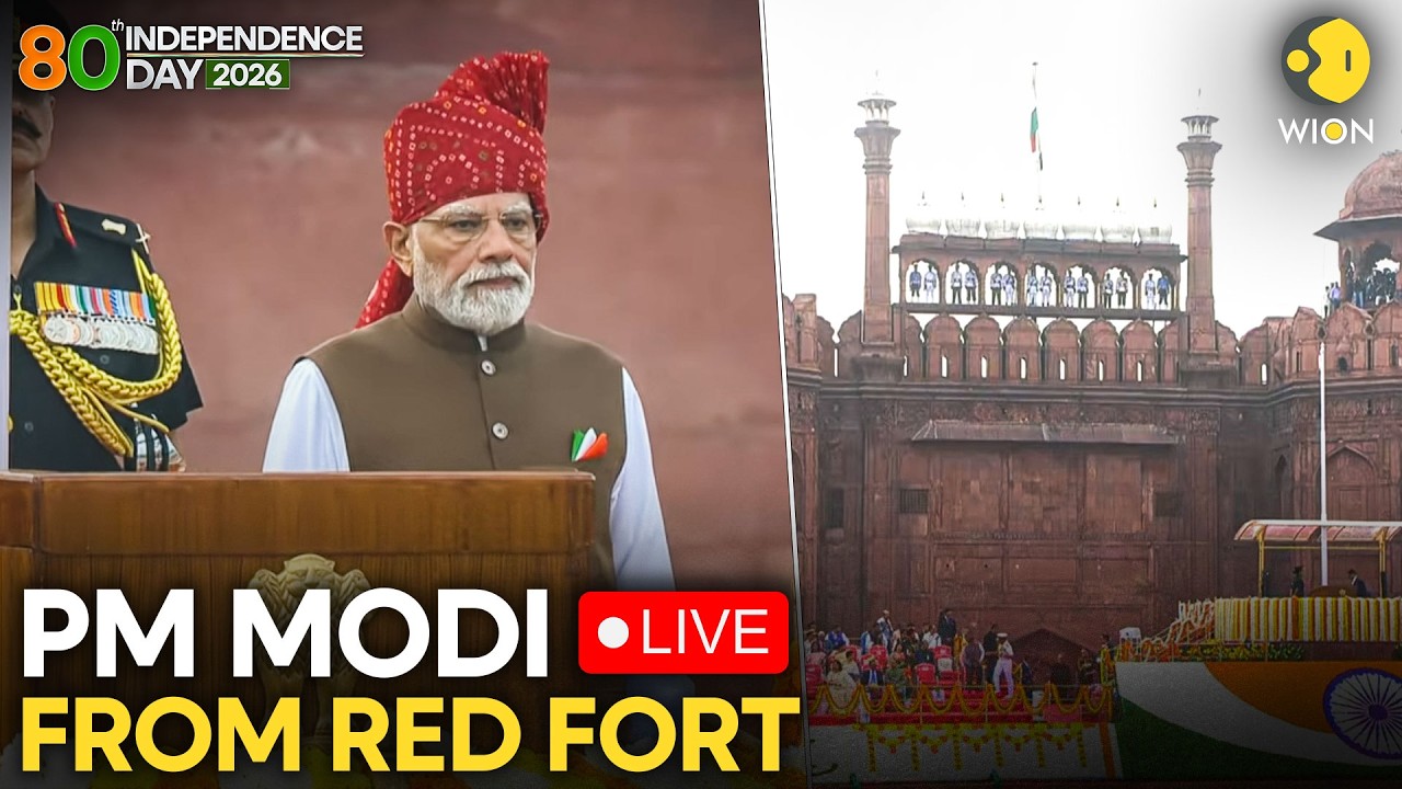Independence Day LIVE: PM Modi's Historic  Red Fort Address On 15 August 2025 | WION