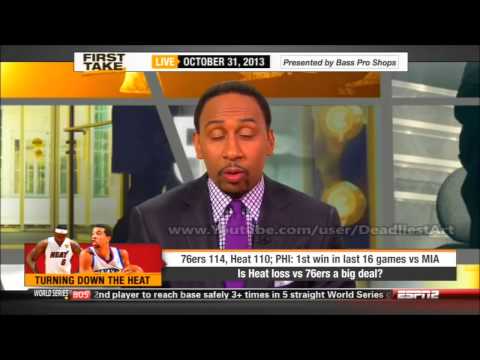 ESPN First Take | Miami Heat losing steam after loss to the 76ers? - ESPN Sport First Take