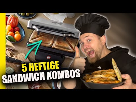 EASY, SCHNELL & GÜNSTIG! - 5 GEILE SANDWICHES🧀🥒🍫