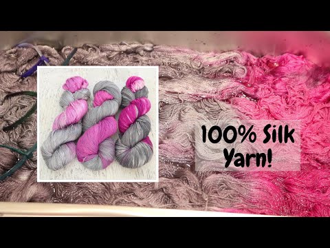Dyepot PS #27 - Dyeing 100% Silk Yarn with Acid Dyes