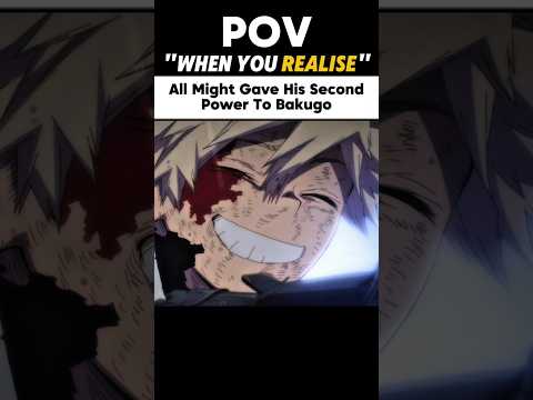 Both Were Chosen By All Might | My Hero Academia Final Season #shorts