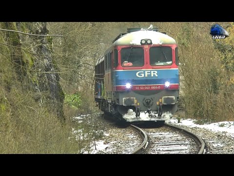 🚂❄ ND2 60-1508-0 & Marfar GFR Freight Train in Defileul Crișului Repede Canyon - 08 February 2022