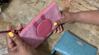 Coach Sig Dempsey Large Wristlet
