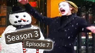 Funny Pranking Weird people Moving Snowman Prank