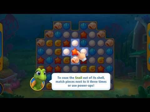 @Fishdom Level 11000, Met Snail 🐌 at 11001