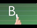 Tutorial of how to write Letter B (by Hema ma'am)