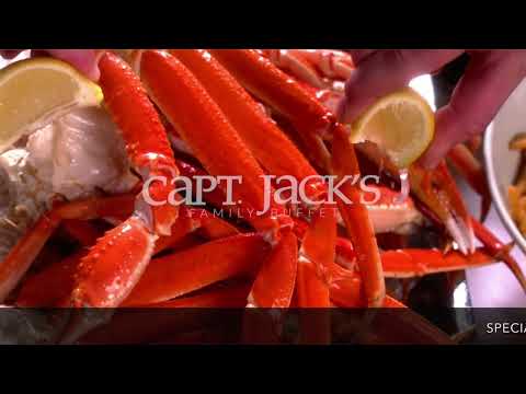Capt Jacks Family Buffet Panama City Beach - famosa pelas pernas de caranguejo