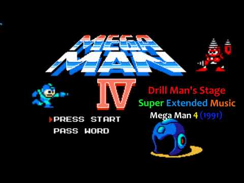 Mega Man 4 (NES) - Drill Man Stage Music (Mega Extended!!)
