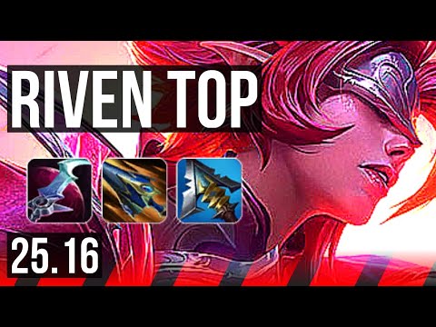 RIVEN vs FIORA (TOP) | 7 solo kills, 42k DMG, Legendary, 15/3/7, 600+ games | KR Master | 25.16